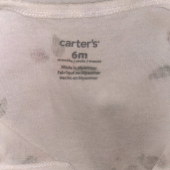 Carter’s Baby Girl Footed Zip-Up 6M - Picture 3 of 4